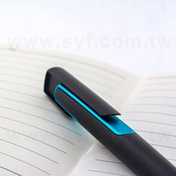 廣告筆-消光霧面黑色塑膠筆管禮品-單色原子筆-採購客製印刷贈品筆_2